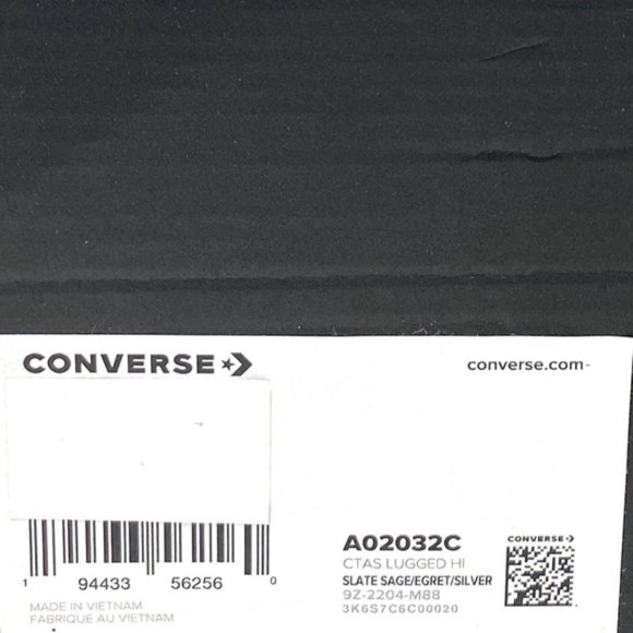 Converse Chuck Taylor All Star Lugged High Top Platform Gray Women  Size A02032C - Picture 8 of 9